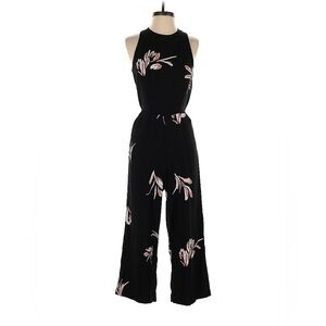 A New Day Sleeveless Jumpsuit from Target- Black with Pink/white Flowers size L